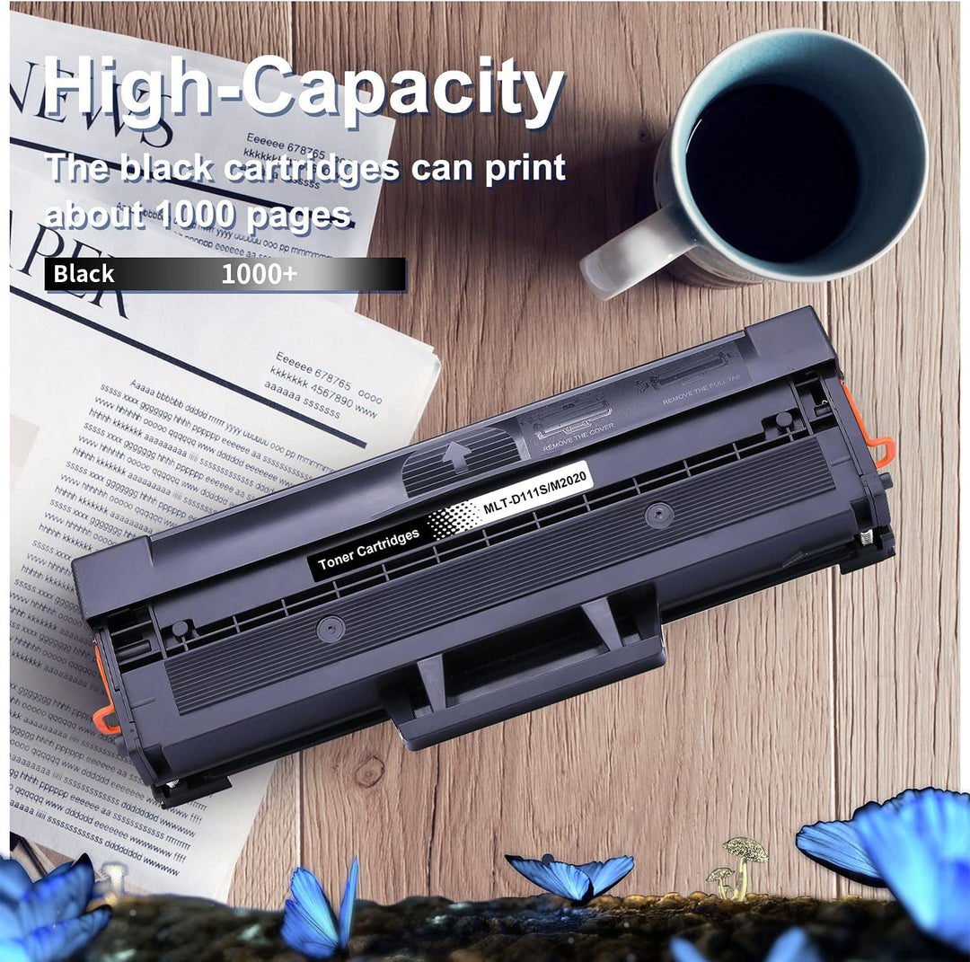 LOSMANN 2x Toner Kompatibel für Samsung MLT-D111S M2020 für Samsung Xpress M2078FW M2078W SL-M2022 S