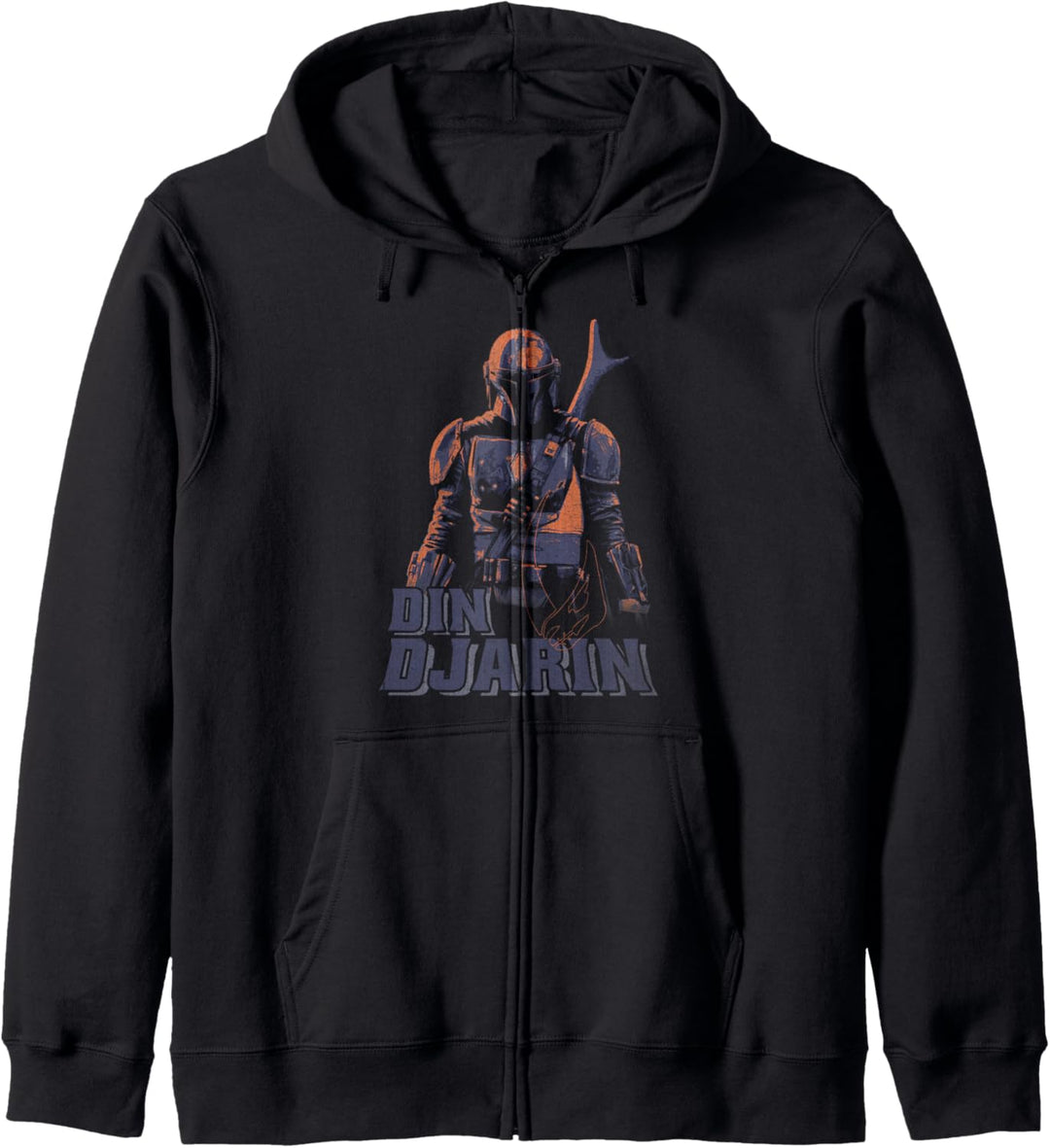 Star Wars Mandalorian Din Djarin Dark Backdrop Kapuzenjacke