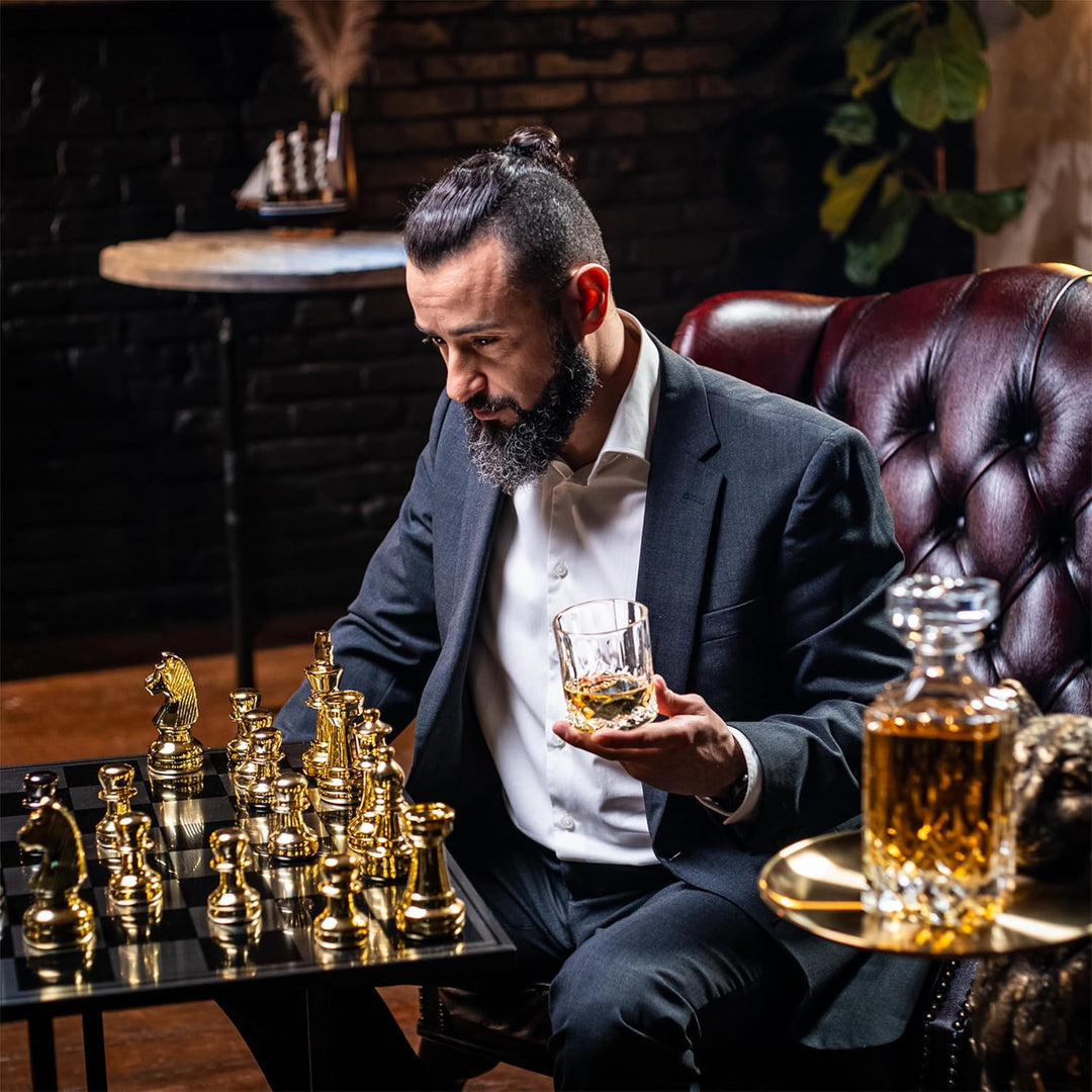 WHISISKEY Whiskey Karaffe Set - Whiskey Geschenkset - Geschenke für Männer - Männergeschenke Geschen