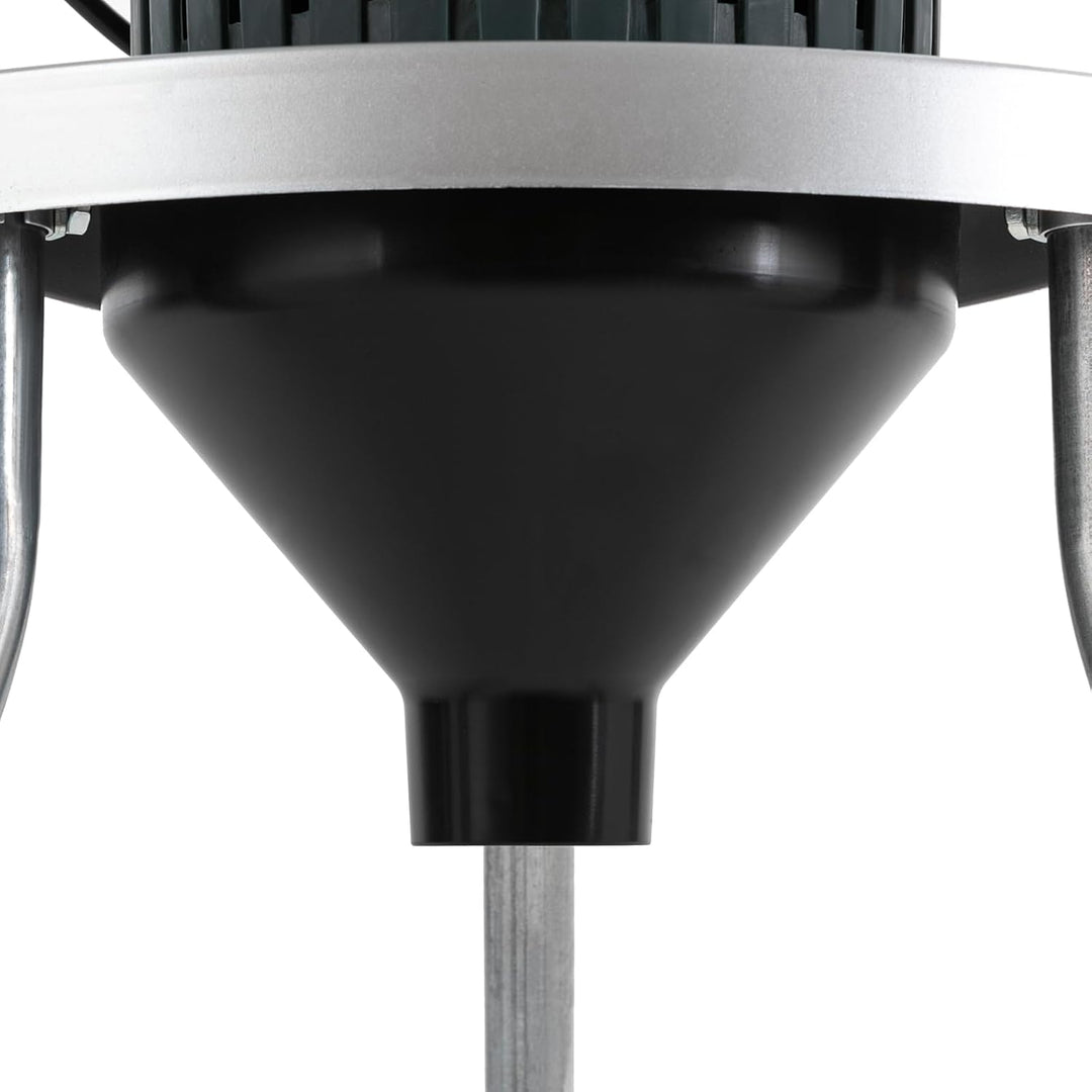 Getreidemühle Elektrisch 1000W mit Standfuss 300kg/h 6.5L-Einfülltrichter mit 5 Siebe Klinge 19000RP