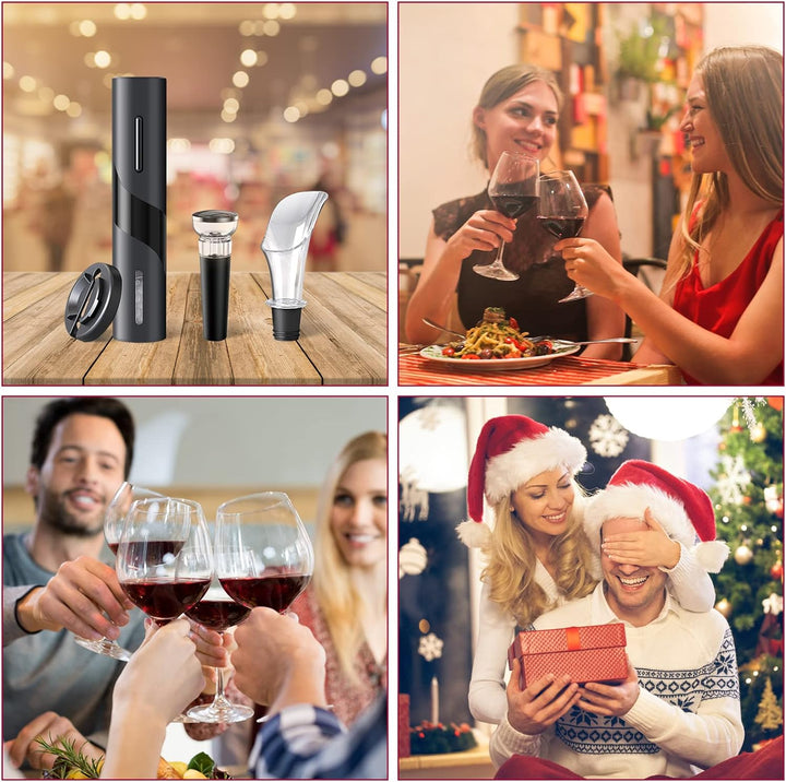 Elektrisches Weinflaschenöffner-Kit, Kabelloser Elektrischer Korkenzieher, Automatische Weinöffner F