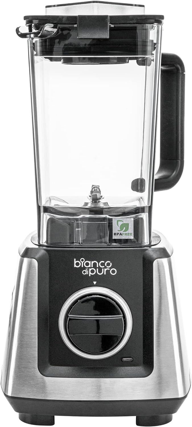 Bianco primo schwarz Hochleistungs-Mixer/Standmixer + Stampfer (Smoothie Maker mit 28000 Umdrehungen