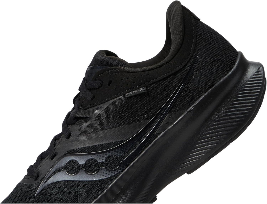 Saucony Herren Ride 16 Sneaker 40 EU Schwarz, 40 EU Schwarz