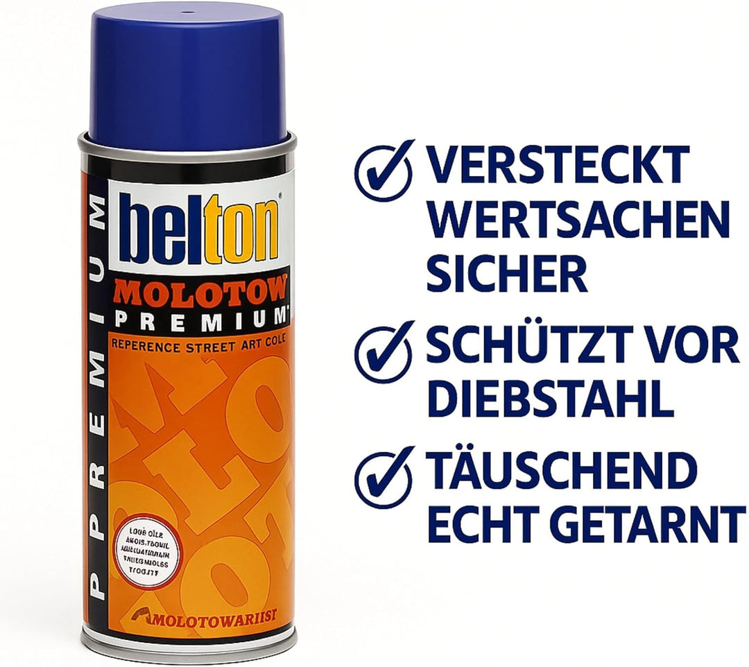 Weedness Dosen-Safe Geldversteck Spraydose - Dosentresor Versteckdose Geheimversteck Mini Tresor Str