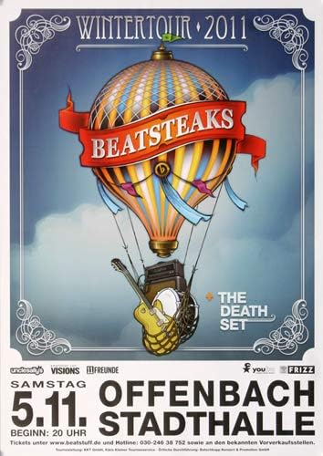 Beatsteaks - Wintertour, Offenbach & Frankfurt 2011 » Konzertplakat/Premium Poster | Live Konzert Ve