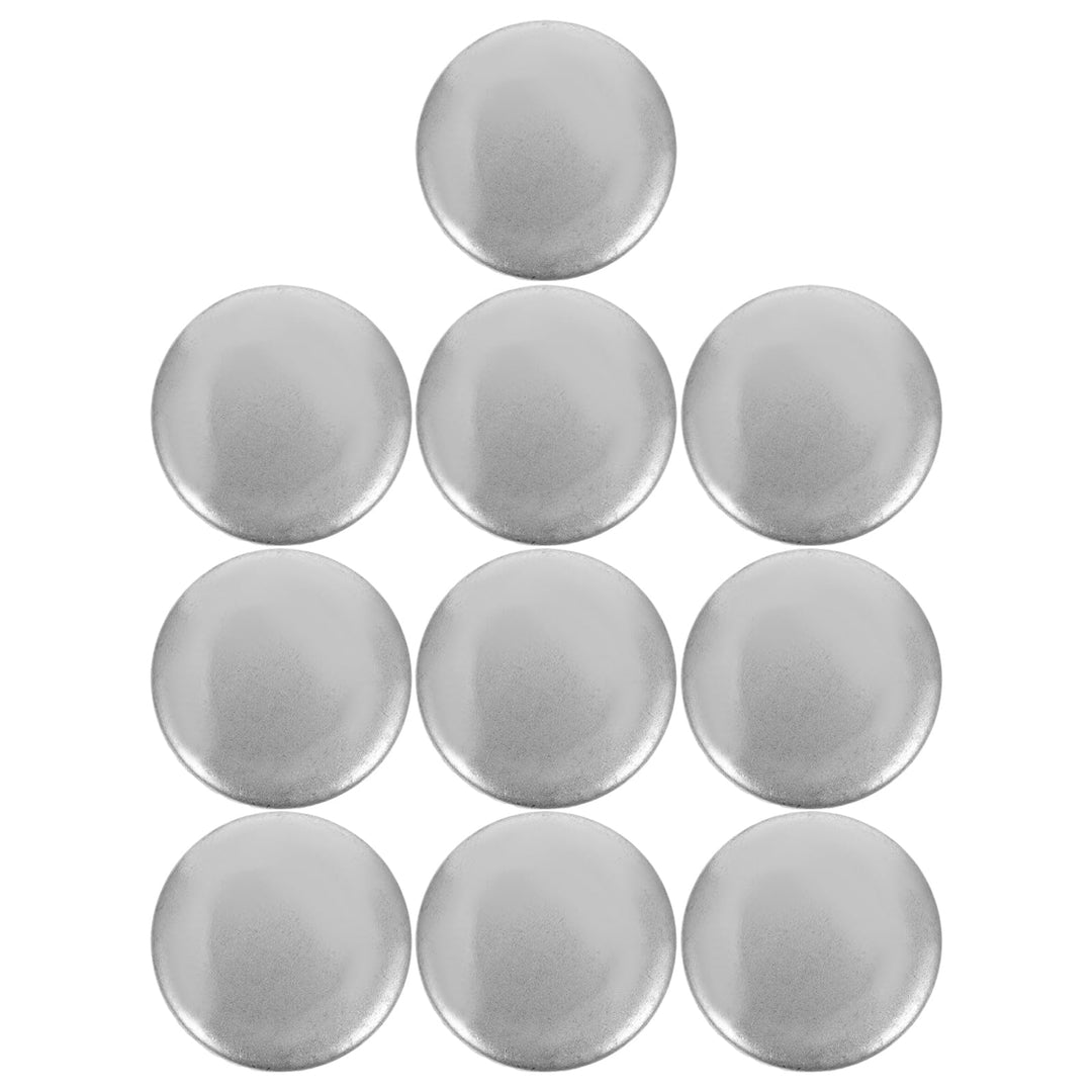 NUOBESTY 10 Runde Pfostenkappen aus Eisen 40mm Handlauf Endkappen für Gartengeländer und Terrassenge