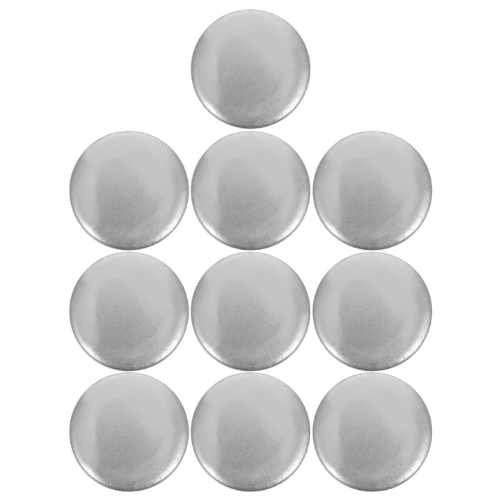 NUOBESTY 10 Runde Pfostenkappen aus Eisen 40mm Handlauf Endkappen für Gartengeländer und Terrassenge