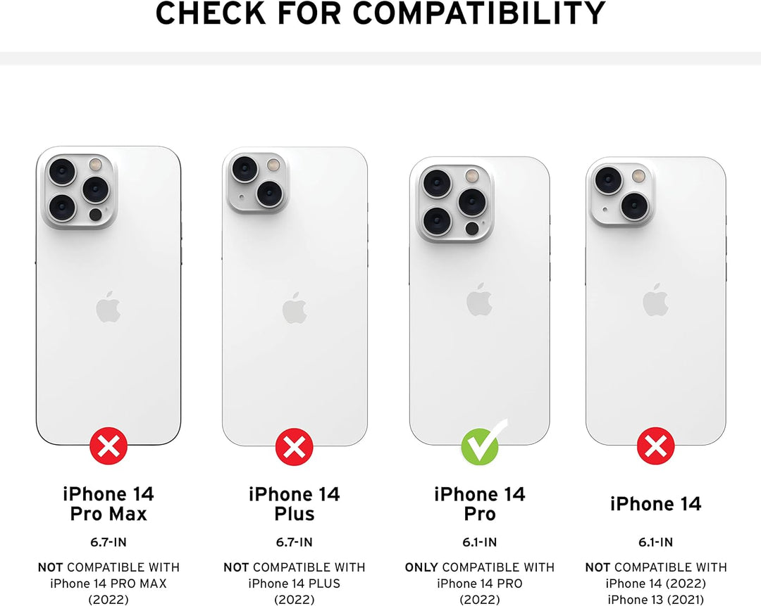 Urban Armor Gear UAG Civilian Hülle kompatibel mit Apple iPhone 14 Pro [Wireless Charging kompatible