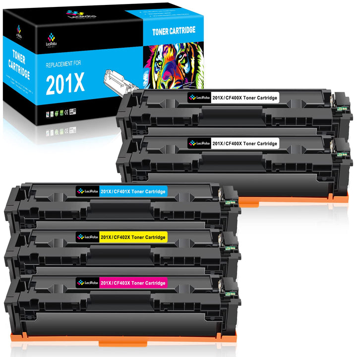 LeciRoba 201X CF400X für HP 201X 201A CF400X CF400A CF401X CF401A CF402X CF402A CF403X CF403A Toner