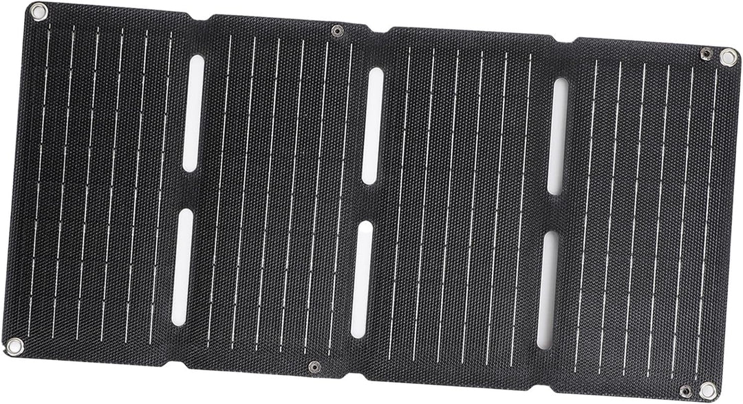 80 W Faltbares Solarpanel-Ladegerät mit 12 V, 5 V Schnellladung, QC, Dual-USB-Ausgang für Handys, Ta