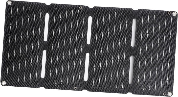80 W Faltbares Solarpanel-Ladegerät mit 12 V, 5 V Schnellladung, QC, Dual-USB-Ausgang für Handys, Ta