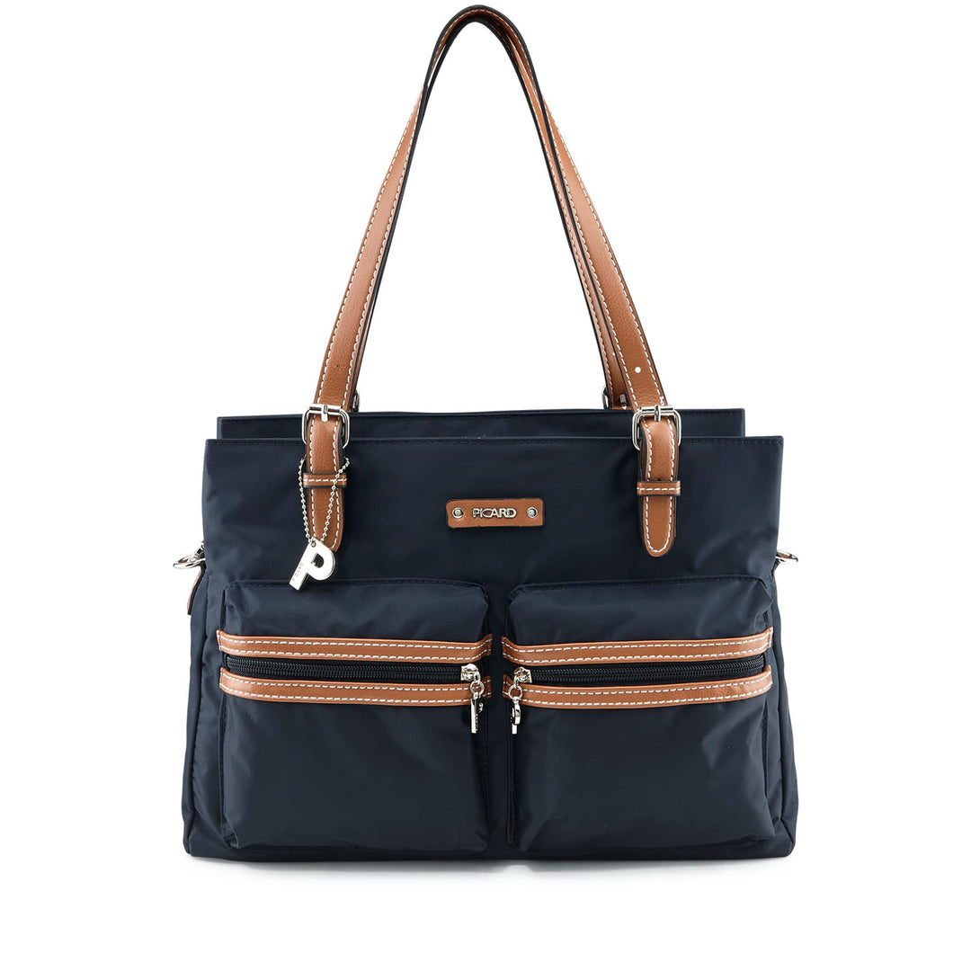 Picard Damen Shopper SONJA aus Nylon Mittel | mit Reissverschluss | Shopper | Alltag, Ausgehen Midni