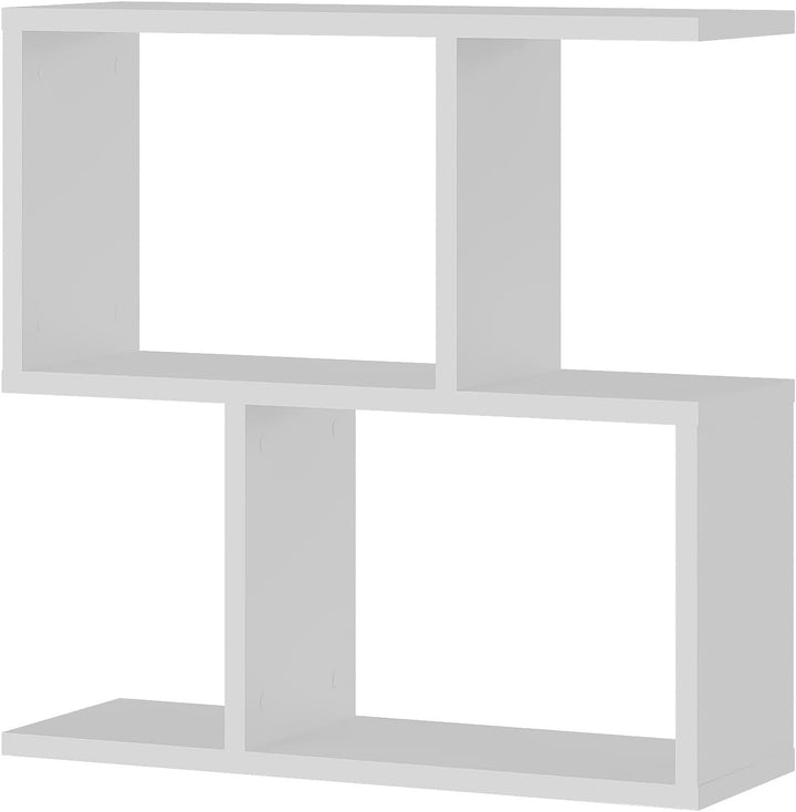 HOCUS PICUS | Homemania Holz Beistelltisch mit 2 Etagen | Sofatisch, Regal-Organizer, Büro, Wohnzimm