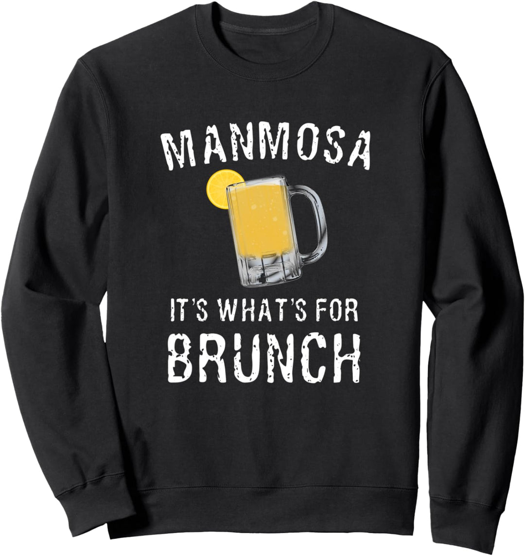 Manmosa Mimosa For Men Funny Brunch Day Drinking Sweatshirt