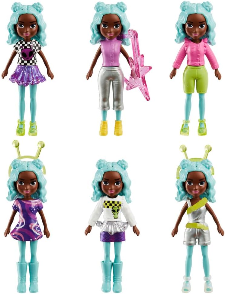 Polly Pocket and Friends Verschiedene Modeaccessoires Spielsets HNF51-HKV96