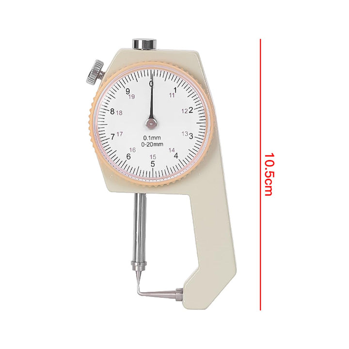 Mikrometer-Dickenmessgerät, Tragbares Dickenmessgerät, 0-20 Mm Konischer Kopf-Messschieber (gebogene
