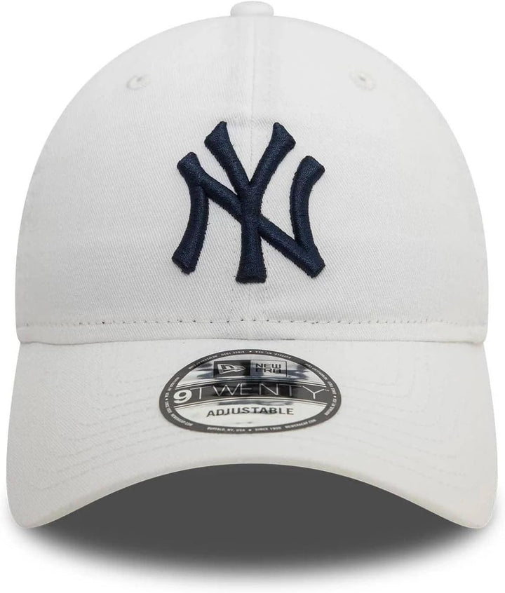 New Era 9Twenty Cap MLB Basecap Baseball Verstellbar Kappe #29-Yankees-White-31660 Einheitsgrösse, #