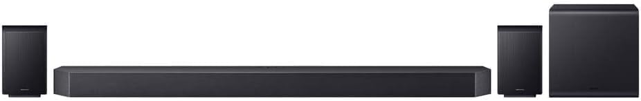 SAMSUNG HW-Q995GF Q-Series 11.1.4-Kanal-Soundbar für Fernseher, Kabelloser 8"-Dual-Subwoofer, 4.0.2-