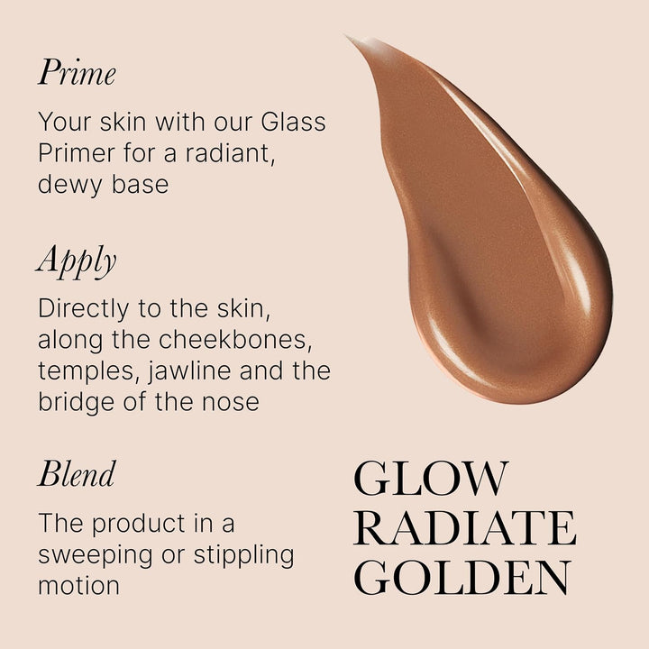 Rodial Bronze Glowlighter 6.1ml - Creme-Bronzer für sofortige Leuchtkraft der Haut, federleichte For