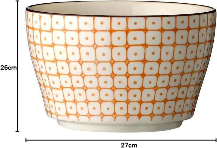 Bloomingville Schalen Carla, rot orange blau grün, Keramik, 6er Set, 11cm