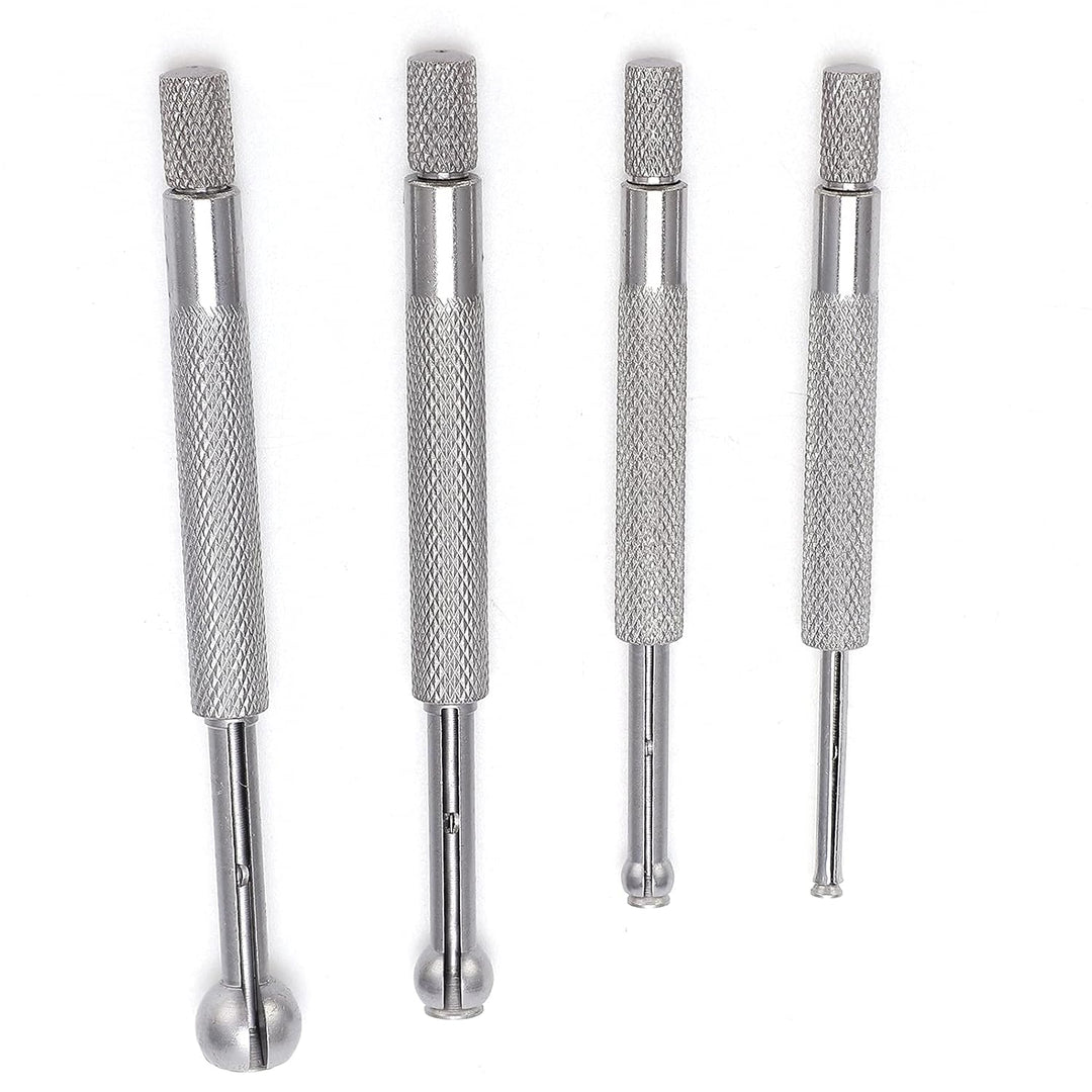 4PCS Lochlehren-Set Vollkugel-Teleskoplehre 3-13 Mm Zum Messen Kleiner Löcher Schlitze Nuten