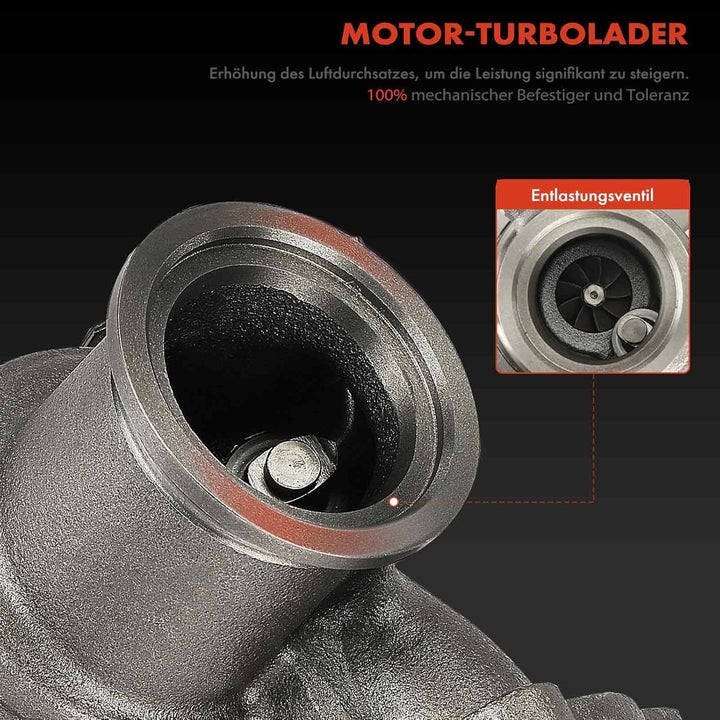 Frankberg Turbolader Abgasturbolader Diesel Kompatibel mit Astra J P10 1.6L 2014-2015 Insignia B Gra