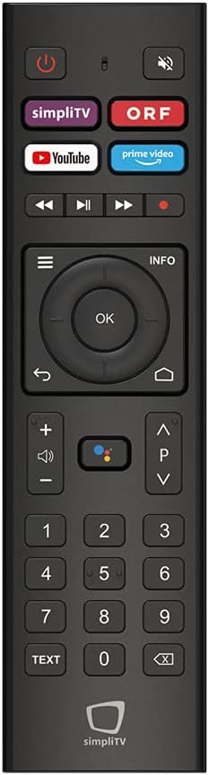 STRONG SRT-4150 simpliONE Box Satelliten-Receiver und Android Streaming-Box (4k UHD, Android TV, Auf