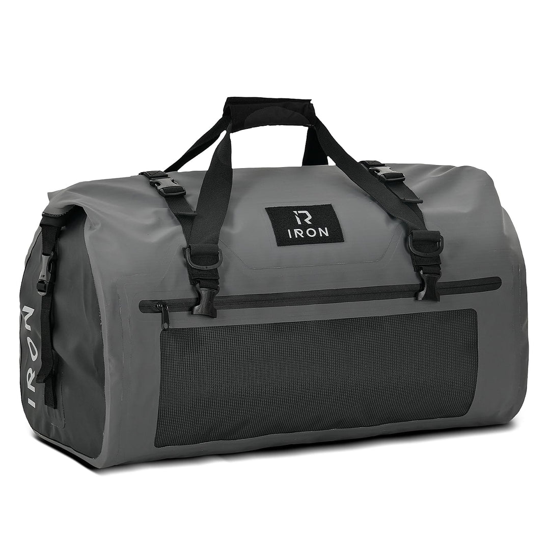 BORLENI Motorrad Hecktasche Gepäckrolle wasserdicht 70L – Premium Motorradtasche mit Rolltop, Reflek