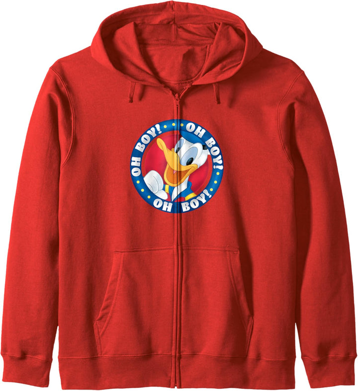 Disney Mickey And Friends Donald Duck Oh Boy Oh Boy Oh Boy Kapuzenjacke