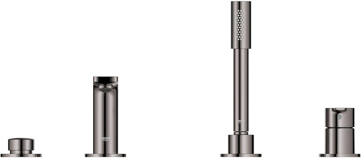 GROHE Lineare - 4-Loch-Einhand-Wannenkombination (Umstellung Wanne/Brause, mit Temperaturbegrenzer,