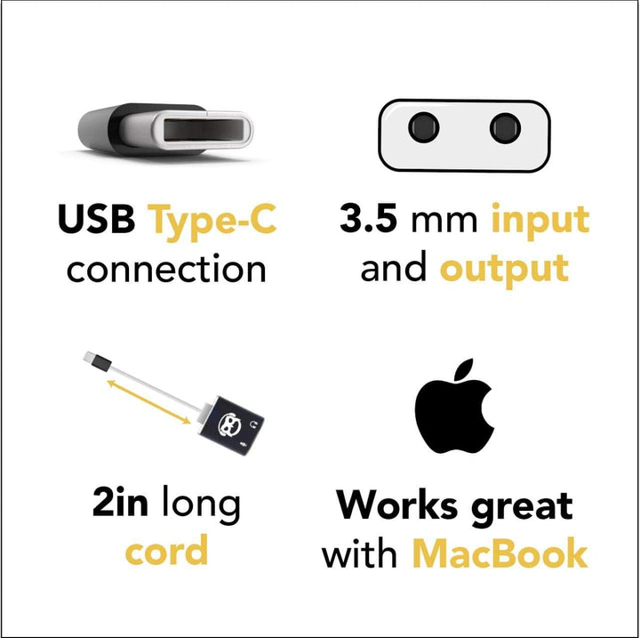Powerdewise Typ-C USB-Mikrofon, Lavalier-Ansteckmikrofon, omnidirektional, mit Soundkarte, entworfen