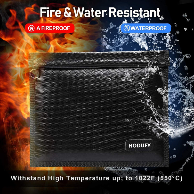 Faraday Tasche für Handys, Hodufy Tablet Tasche, Signal Isolation Feuerfester Schild Käfig Tracking,