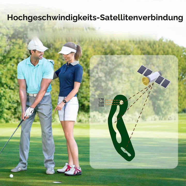 Canmore TW356 Golf GPS tragbares Gerät für Männer und Frauen, kostenloses Update, hohes LCD-Display,