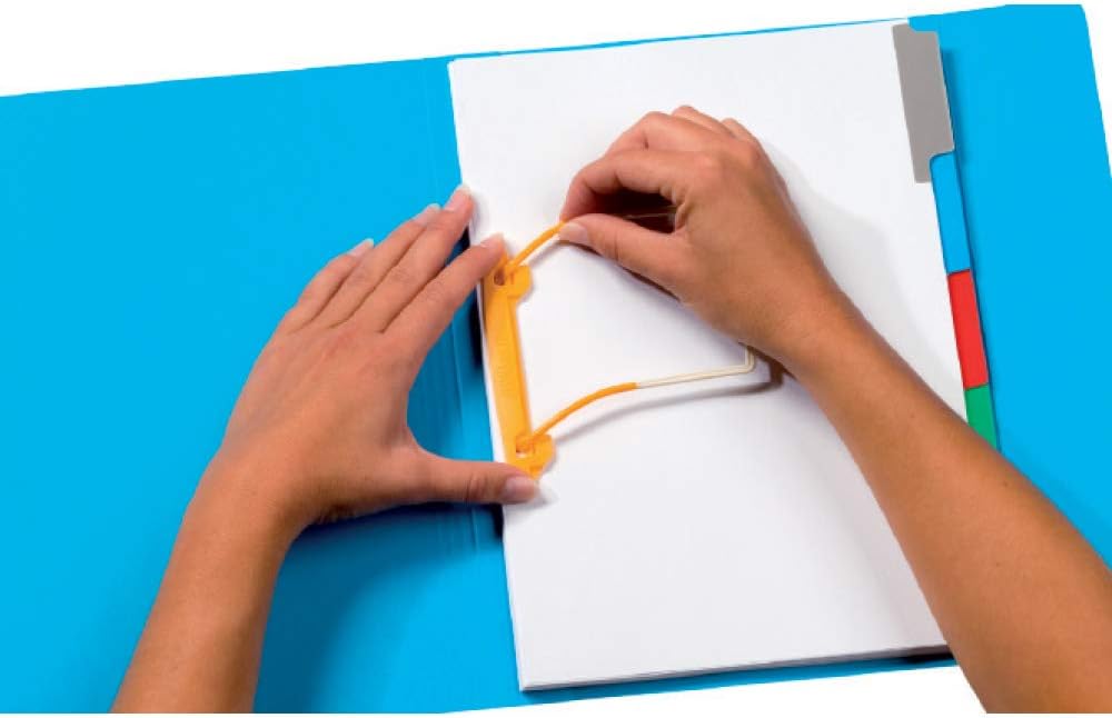 Avanti Clipmappe A4, Jalema 1401019, Kunststoffmappe mit JalemaClip-Heftmechanik, 15er Packung, schw