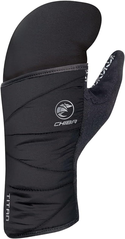 Chiba Polarfleece Titan Winter Fahrrad Handschuhe schwarz 2025 M (8), M (8)