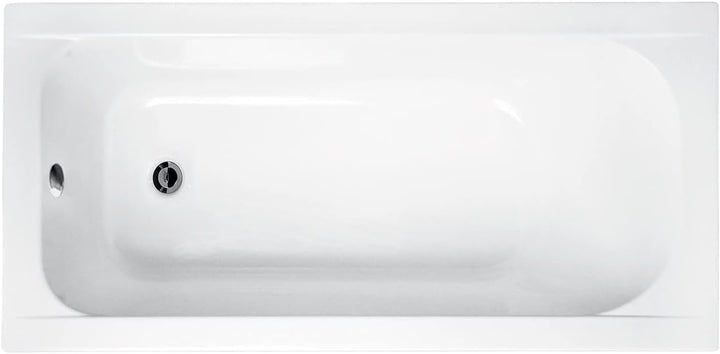 KOLMAN Badewanne CONTINEA Rechteck 140x70 mit Wannenträger, Ablaufgarnitur und Füssen Komplettset 4i