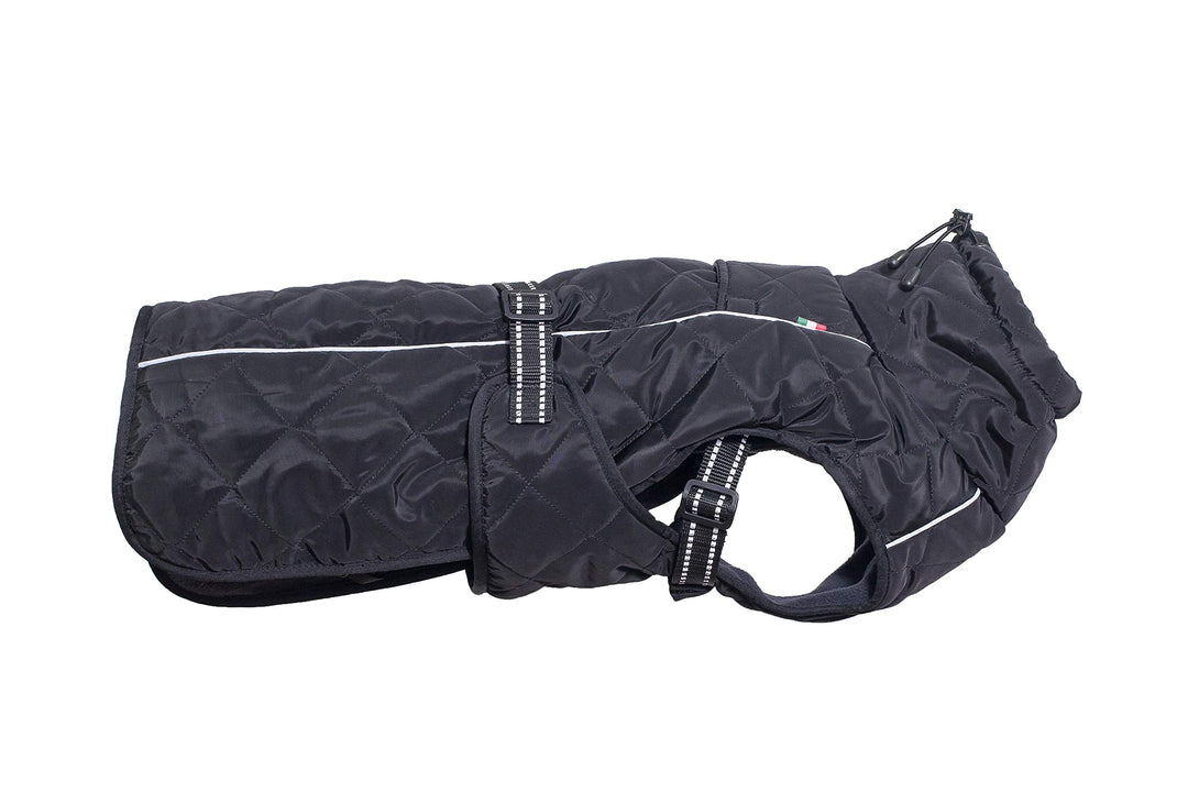 CHIARA Nelson Mantel mit Geschirr CHJ-Y1815BL-XL- Wintermantel, Übergangsjacke, Weste (Grösse: XL, h