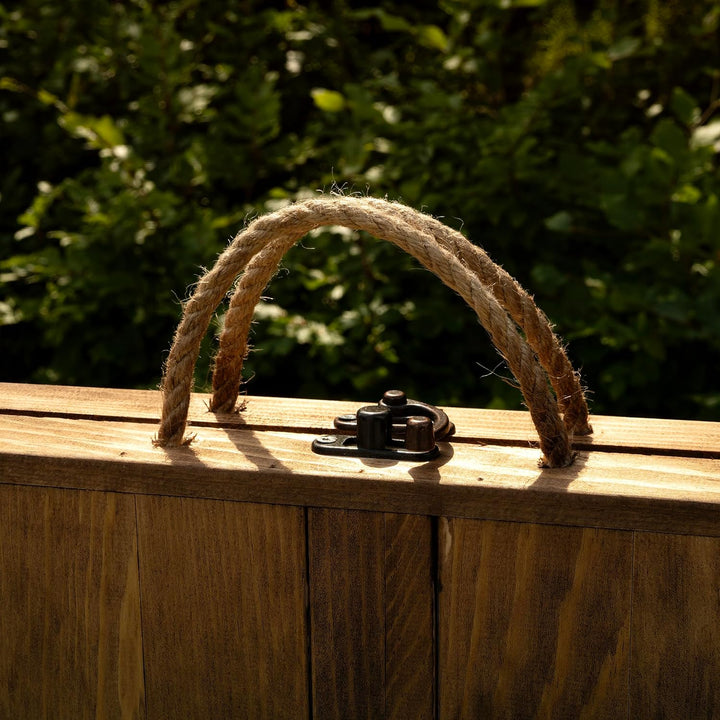 Rustiq Klapptisch Campingtisch - Klapptisch - Bohemian Picknicktisch - Klapptisch – 70X150X35CM – 6