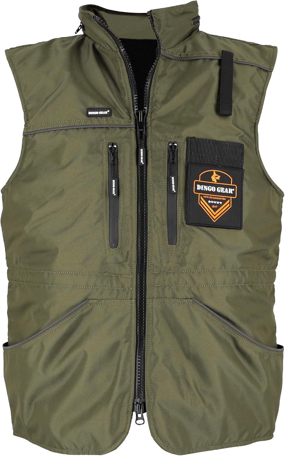 DINGO GEAR All-season Training Vest with a Hood Grün 4 - XL grosse, Grün 4 - XL grosse