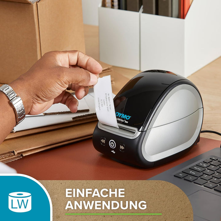 DYMO Original LabelWriter Adressetiketten | 28 mm x 89 mm | 12 Rollen mit je 130 leicht ablösbaren E