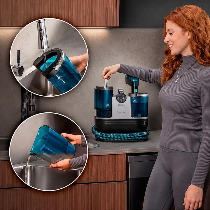 Cecotec Polsterreiniger Conga 7000 Carpet&amp;Spot Clean Steam XXL Neo. 1700 W, Dampffunktion, 3-in-1 sp