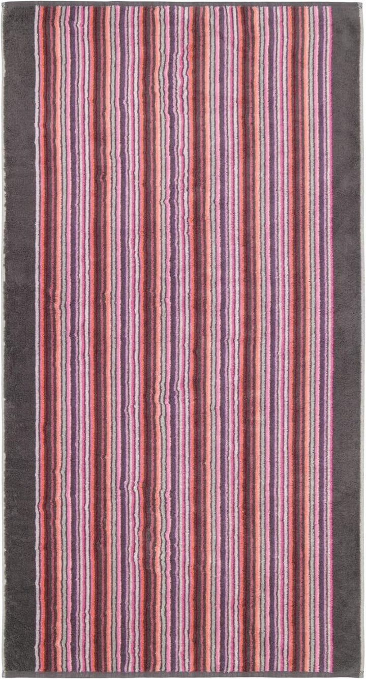 CAWÖ Home Handtücher Remake Streifen 2020 Beere-Multicolor - 17 Duschtuch 70x140 cm, Duschtuch 70x14