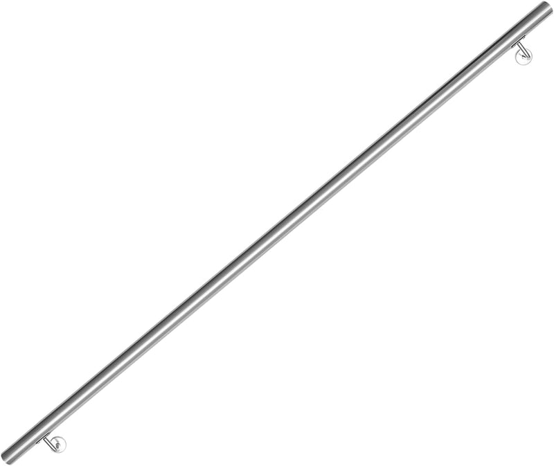 Vigevee Edelstahl Handlauf 180 cm, Treppengeländer Geländer Wandhandlauf Wand Treppe mit Wandhalteru