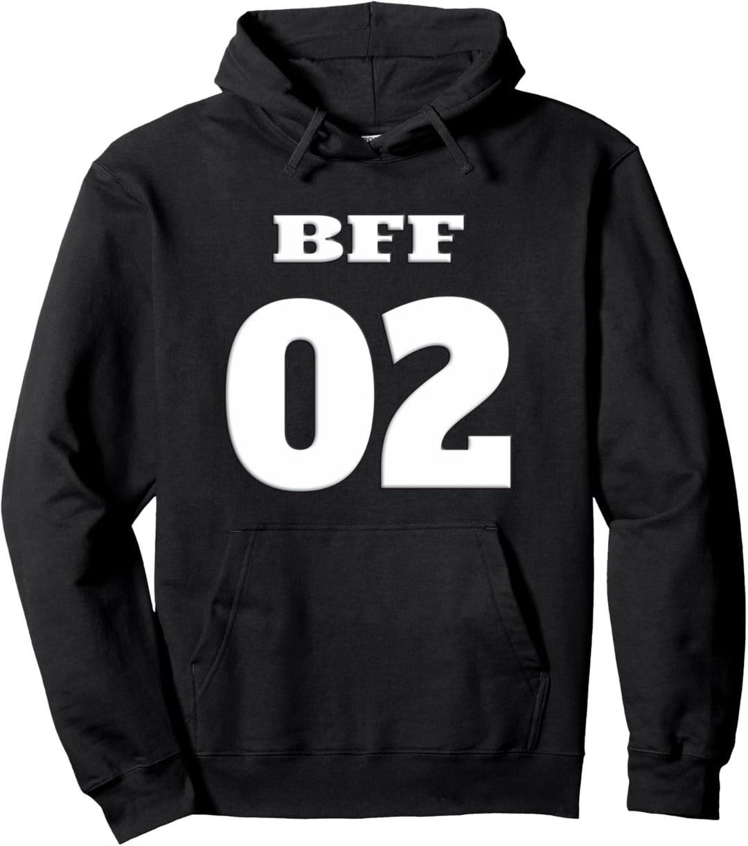 Partnerlook BFF 02 Freundin Geschenk Oberteile Damen Frauen Pullover Hoodie