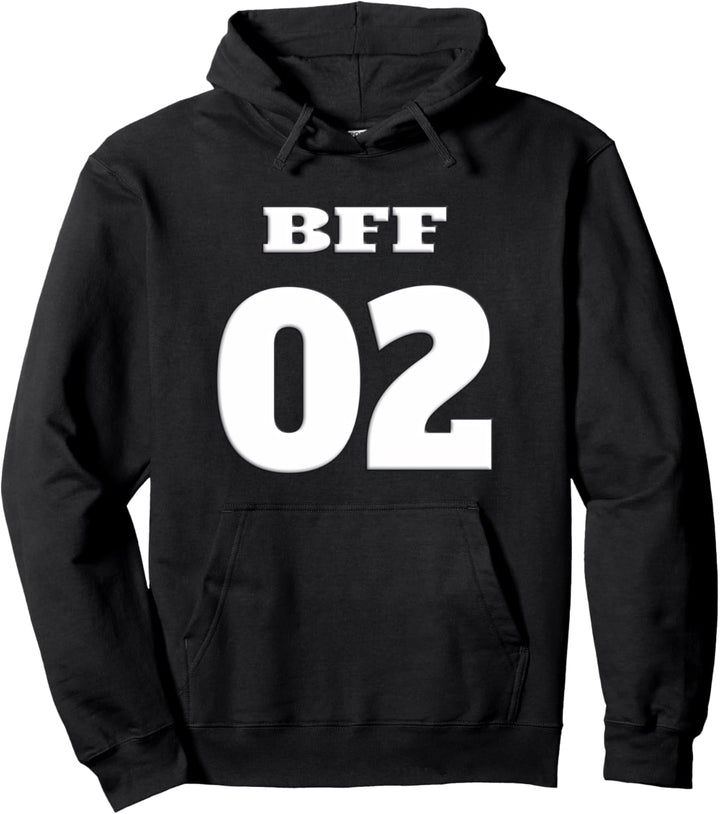 Partnerlook BFF 02 Freundin Geschenk Oberteile Damen Frauen Pullover Hoodie