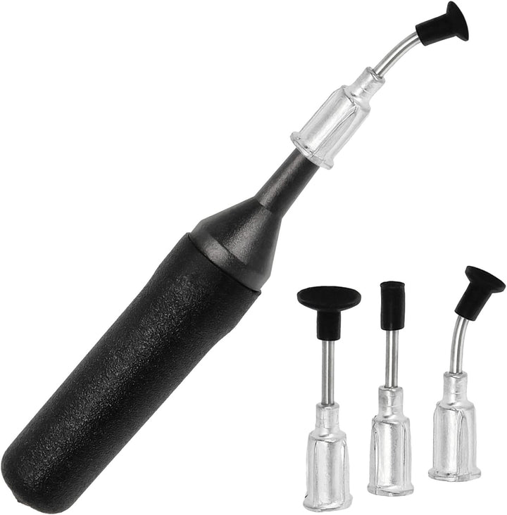 Minadax Antistatik ESD Vakuumpipette Saugpumpe Vakuum Pinzette Greifer Set mit 4 Saugnaepfen fuer SM