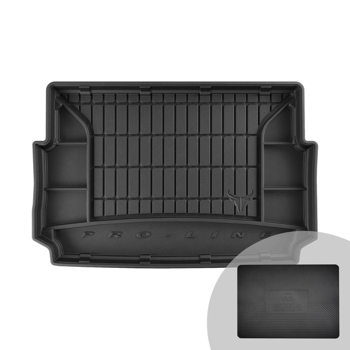 FROGUM ProLine 3D Gummimatte Exklusive Auto Kofferraummatte Kofferraumwanne für Ford Fiesta VII Acti
