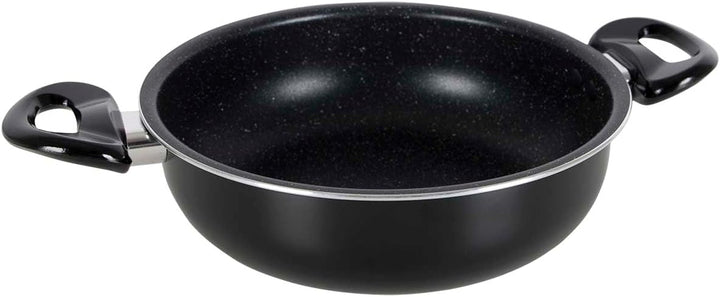 Gimex Black Line Kochtopfset 7 TLG. Kochgeschirr Campinggeschirr Kochtopf Bratpfanne