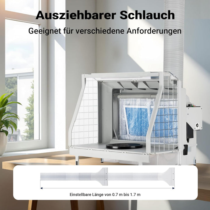 Wiltec Airbrush Abluftanschluss Absauganlage Flexibler Schlauch Zubehör