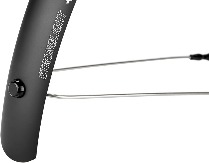 Stronglight Unisex – Erwachsene Schutzblechset R'light Schutzbleche 28 Zoll Schwarz, 28 Zoll Schwarz
